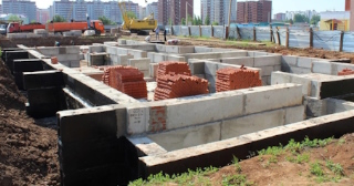 Фундаменты промышленных зданий в Озерске цена от 25080 руб. - заказать строительство фундамента промздания под стальные колонны